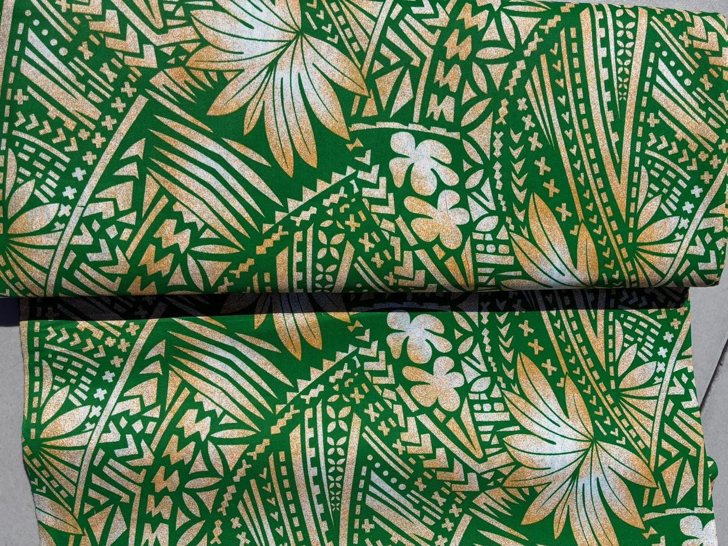 Roll, Bolt - Polynesian Elegance: 36" Polyester Fabric with Poly Cotton Feel– Tropical and Floral Fusion- Made In Thailand - Wholesale Price  | Gtex Fabrics