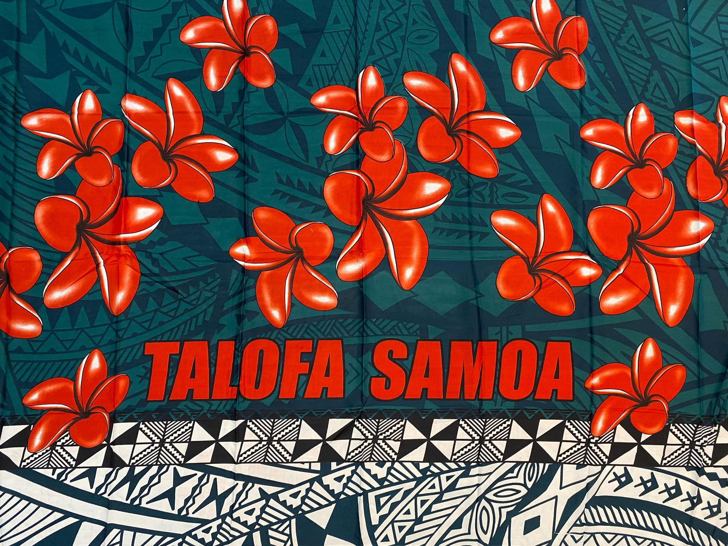 High-Quality Soft Lightweight Samoan Ei Lava Lava Sarong Pareo Wrap – Made in India – Perfect for Any Occasion -Large  70" x 44" | Gtex Fabrics