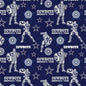 Official NFL Dallas Cowboys Captain America Cotton Craft Fabric 100% Cotton Fabric HD 45"  Football Teams | Gtex Fabrics