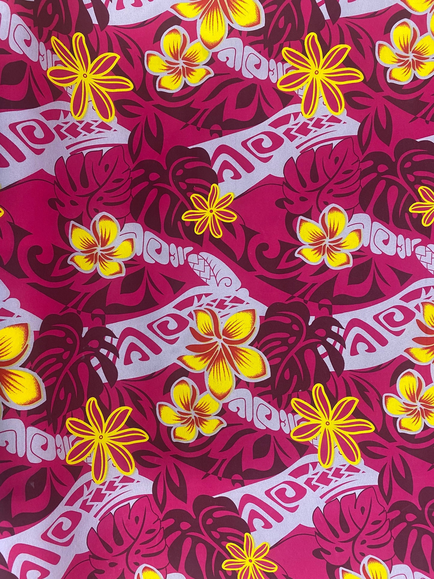 Roll, Bolt - Polynesian Elegance: 36" Polyester Fabric with Poly Cotton Feel– Tropical and Floral Fusion- Made In Thailand - Wholesale Price | Gtex Fabrics
