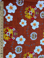 GTEX Collection B600 - Polynesian Tapa Fabric, Island Fabric, High Quality Vibrant New Design, Tonga Island Fabric, Seal of Tonga, Tradition | Gtex Fabrics