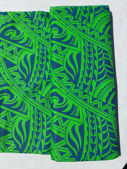 Roll, Bolt - Polynesian Elegance: 36" Polyester Fabric with Poly Cotton Feel– New Tribal Tattoo Design- Made In Thailand - Wholesale Price  | Gtex Fabrics