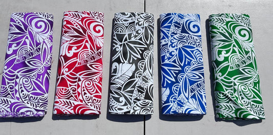 Tribal Collection- Polynesian Elegance: 36" Polyester Fabric with Poly Cotton Feel – Exquisite Design - Vibrant Colors - Wholesale Price  | Gtex Fabrics