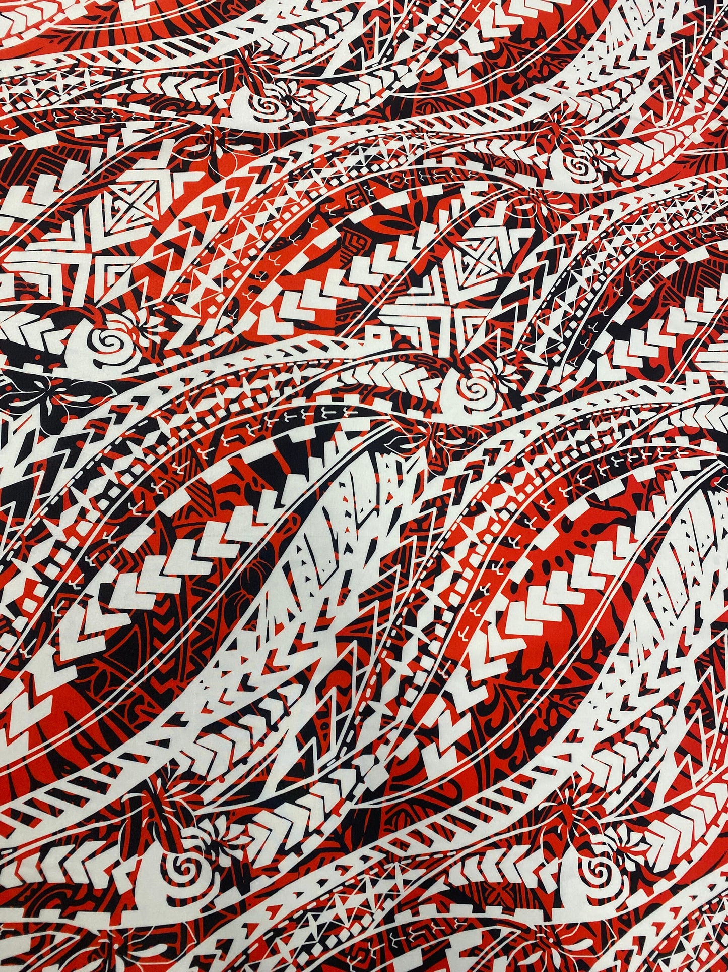GTEX Collection - Polynesian Fabric -Tactical Tribal Tattoo Design, Island Fabric - Sold by the Yard - FDY Peachskin Fabric 58" - New Design | Gtex Fabrics