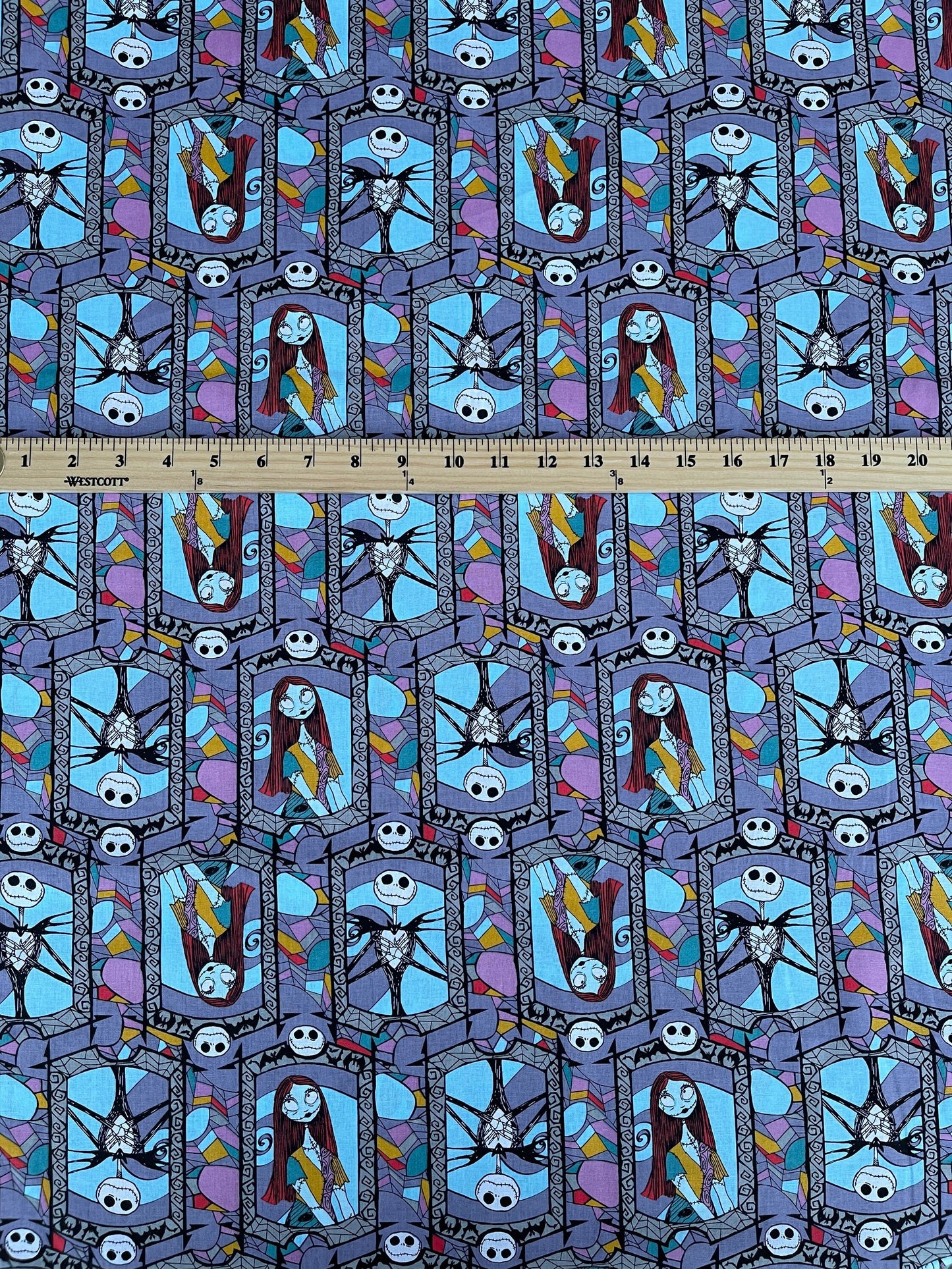 Nightmare Before Christmas Fabric Disney 100% Cotton 44"  For Quilting, Dress, Apparel, Crafts and More. Sold By The Yard  | Gtex Fabrics
