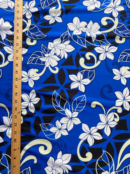 Hawaiian Tropical Hibiscus Polynesian Fabric - Peach Skin Fabric- by the Yard 58" Wide - New Design - Island Fabric 101 | Gtex Fabrics