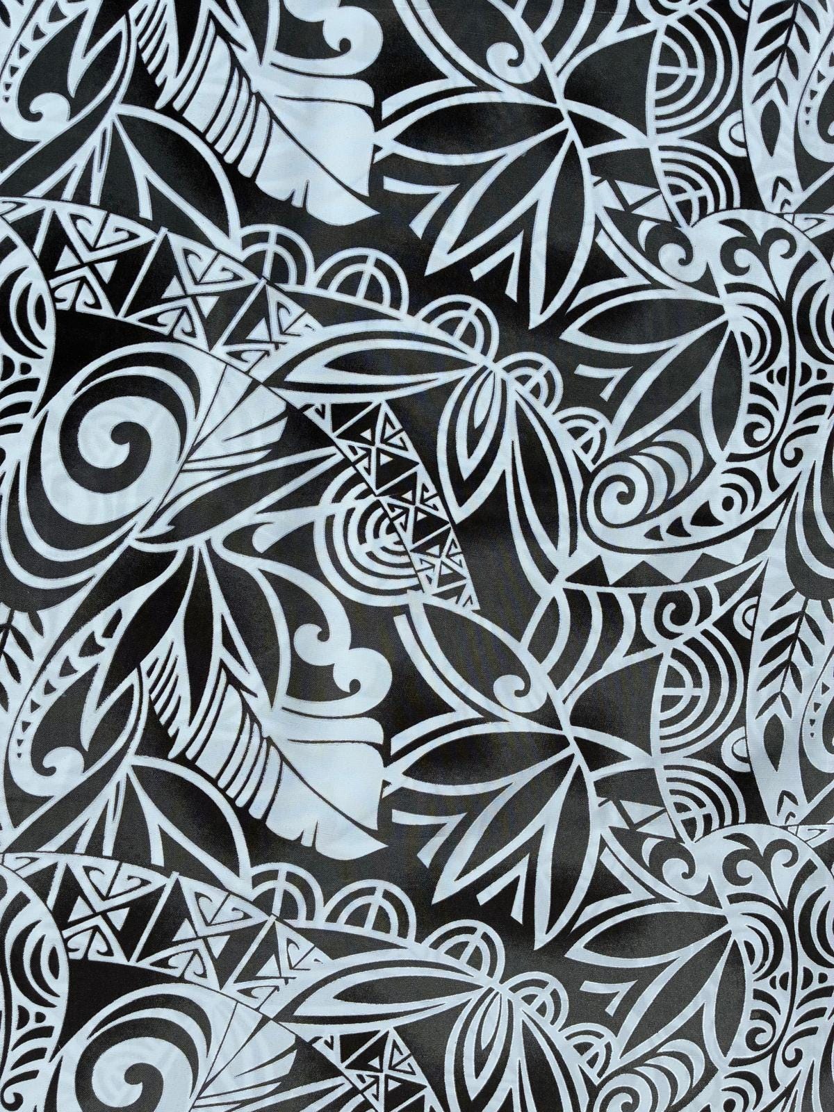 Tribal Collection- Polynesian Elegance: 36" Polyester Fabric with Poly Cotton Feel – Exquisite Design - Vibrant Colors - Wholesale Price  | Gtex Fabrics
