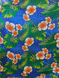 Premium Quality: Polynesian Elegance 36" Fabric – Tropical Floral Poly Cotton Blend – Vibrant Colors, Made in Thailand  | Gtex Fabrics