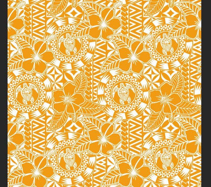 High Quality "58" Wide Mini Matt Fabric – Polynesian, Island Print, Tropical - Vibrant Colors - Sold By The Yard |Polynesian Monstera Leaf Fabric – Tribal Island Print | 45” Wide | Gtex Fabrics