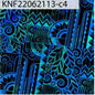 GTEX Collection KNF-13 - Polynesian Fabric -Digital Tribal Tattoo, Island Fabric - Sold by the Yard - FDY Peachskin Fabric 58" - New Design  | Gtex Fabrics