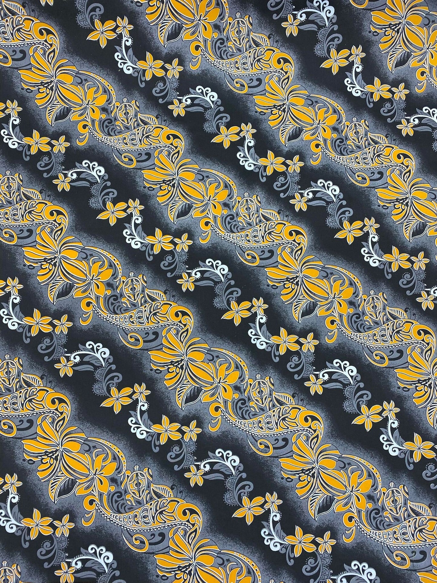 New Aloha Print - Tropical Polynesian Hawaiian Fabric by The Yard or Roll 45" Wide  | Gtex Fabrics