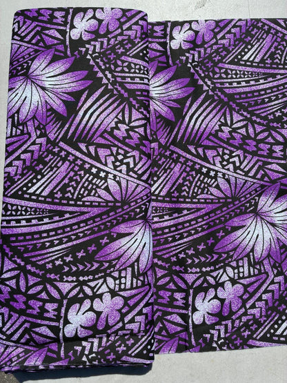 Roll, Bolt - Polynesian Elegance: 36" Polyester Fabric with Poly Cotton Feel– Tropical and Floral Fusion- Made In Thailand - Wholesale Price  | Gtex Fabrics