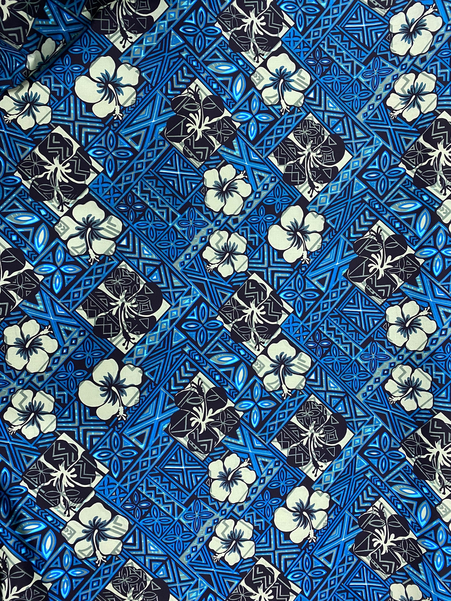 GTEX Collection - Polynesian Fabric -Tapa Fabric, Block Print, Floral Island Fabric - Sold by the Yard - 100% Cotton Fabric 45" - New Design | Gtex Fabrics