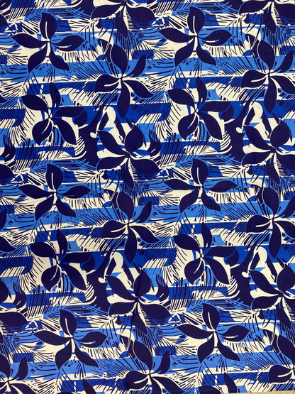 Roll, Bolt - Polynesian Elegance: 36" Polyester Fabric with Poly Cotton Feel– Tropical and Floral Fusion- Made In Thailand - Wholesale Price | Gtex Fabrics
