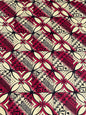 GTEX Collection - Polynesian Fabric -Tapa Fabric, Block Print, Floral Island Fabric - Sold by the Yard - 100% Cotton Fabric 45" - New Design  | Gtex Fabrics