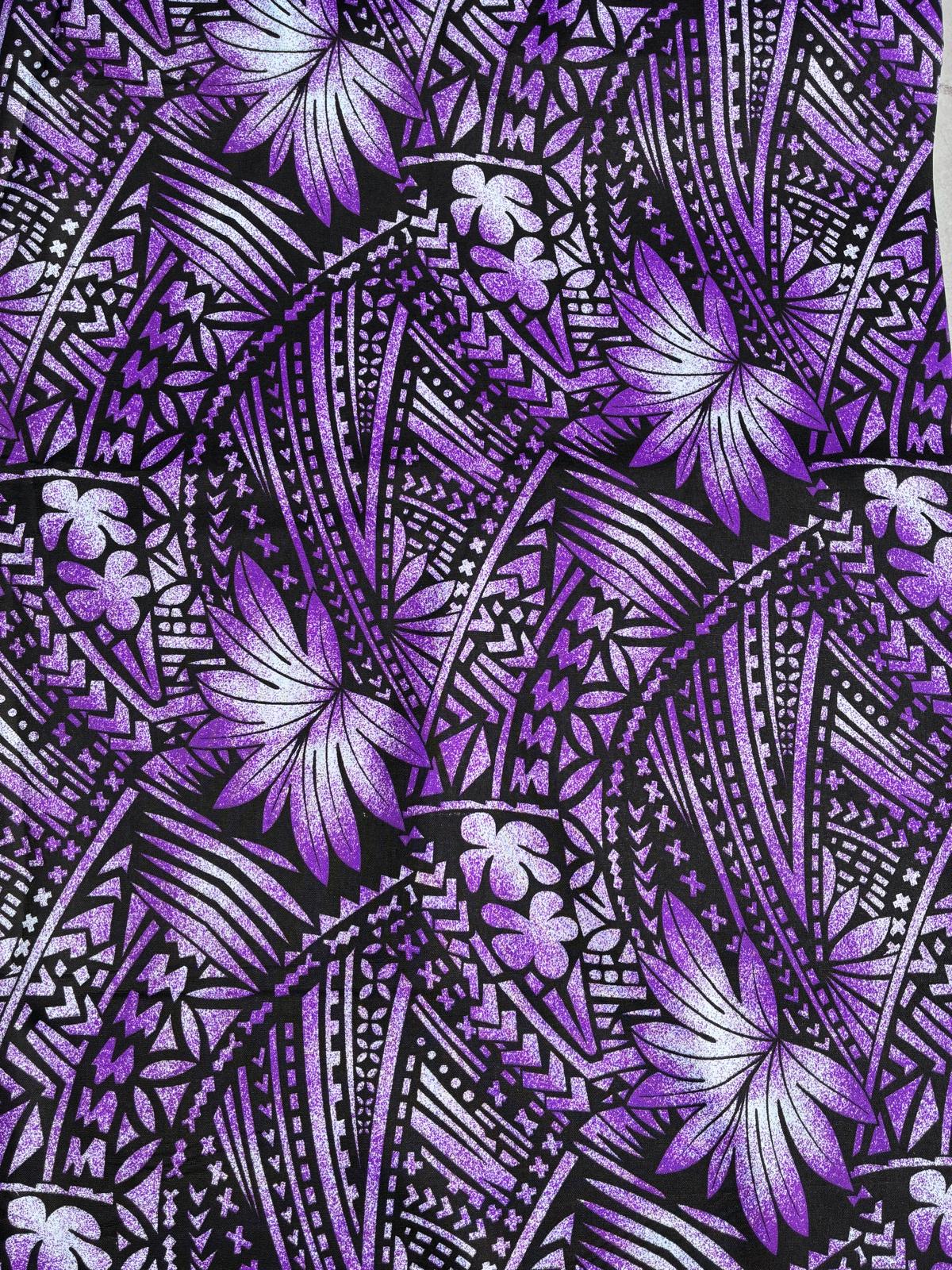 Roll, Bolt - Polynesian Elegance: 36" Polyester Fabric with Poly Cotton Feel– Tropical and Floral Fusion- Made In Thailand - Wholesale Price  | Gtex Fabrics