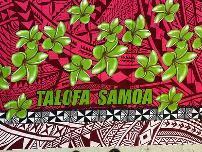 High-Quality Soft Lightweight Samoan Ei Lava Lava Sarong Pareo Wrap – Made in India – Perfect for Any Occasion -Large  70" x 44" | Gtex Fabrics