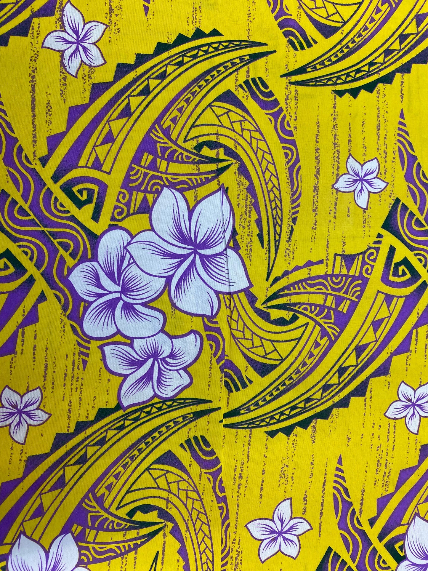 Polynesian Elegance: 36" Polyester Fabric with Poly Cotton Feel– Hawaiian and Floral Fusion- Made In Thailand - Low Price - Roll Wholesale  | Gtex Fabrics