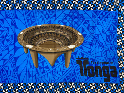 High-Quality Soft Lightweight - Kava Bowl Tonga - Ei Lava Lava Sarong Pareo Wrap – Made in India – Perfect for Any Occasion -Large  70"x44"   | Gtex Fabrics