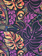 Premium 58” Wide Mini Matt Fabric – Polynesian Monstera Print – Tropical Island Design – Tonga, Samoa – Limited Edition | Gtex Fabrics