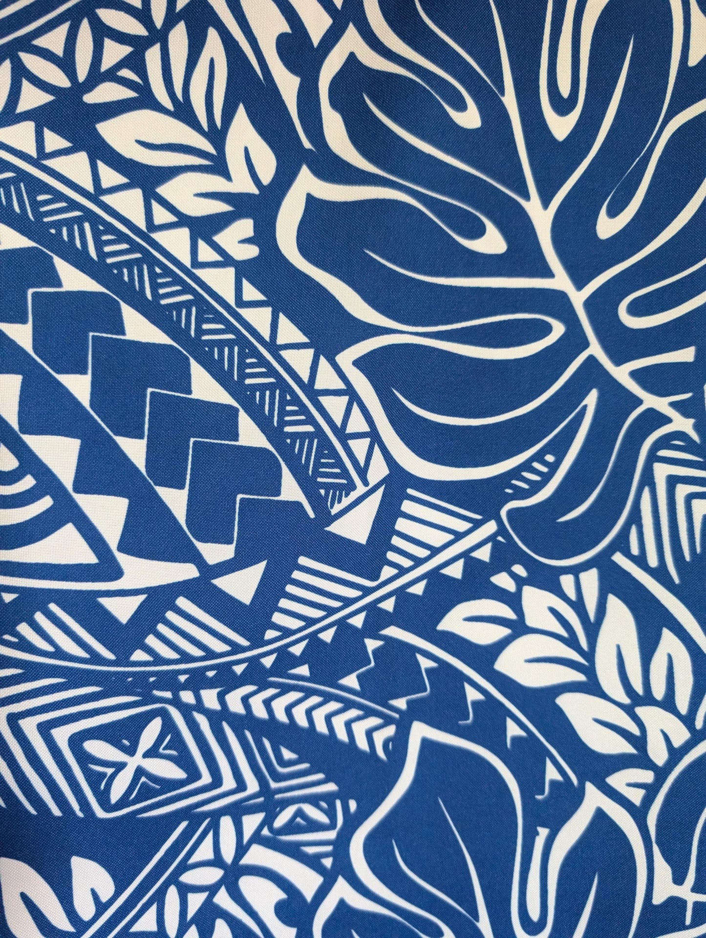 Premium 58” Wide Mini Matt Fabric – Polynesian Monstera Print – Tropical Island Design – Tonga, Samoa – Limited Edition | Gtex Fabrics