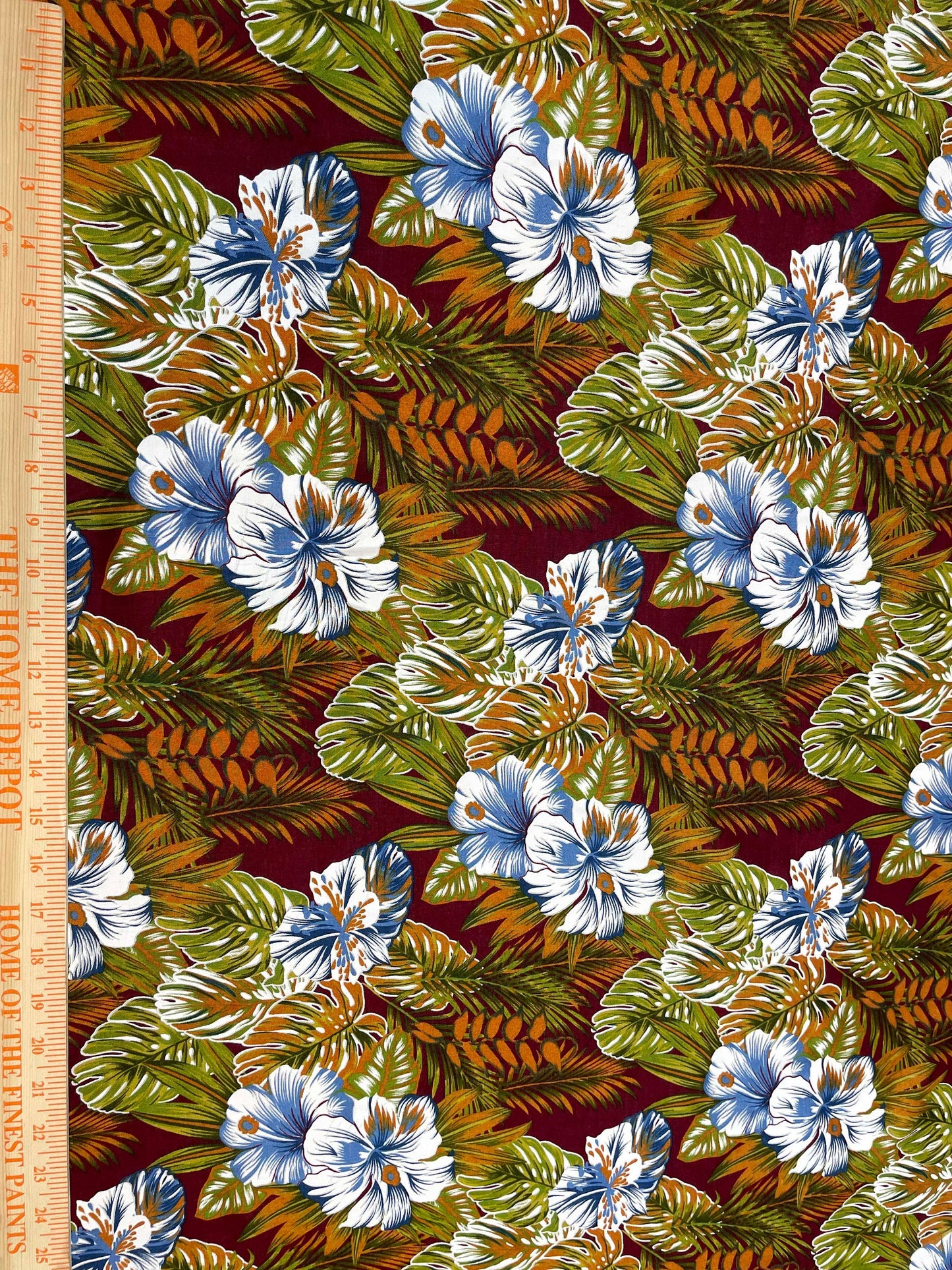 Polynesian Tapa Fabric - Tribal Hawaiian Cute and Unique Fabric Design - Sold by the Yard - Luxury Rayon Quality 45" | Gtex Fabrics