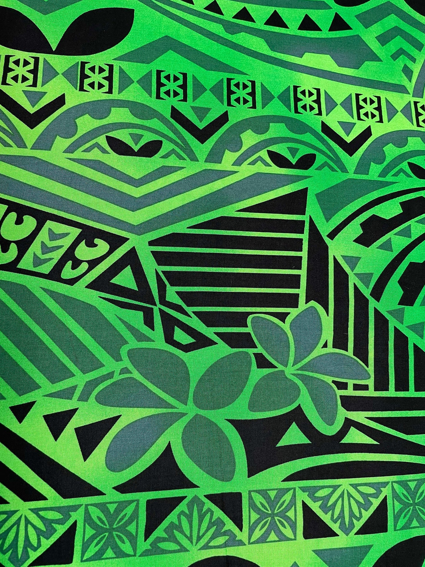 Polynesian Tapa Fabric - Tribal Hawaiian Cute and Unique Fabric Design - Sold by the Yard - Luxury Rayon Quality 45" | Gtex Fabrics