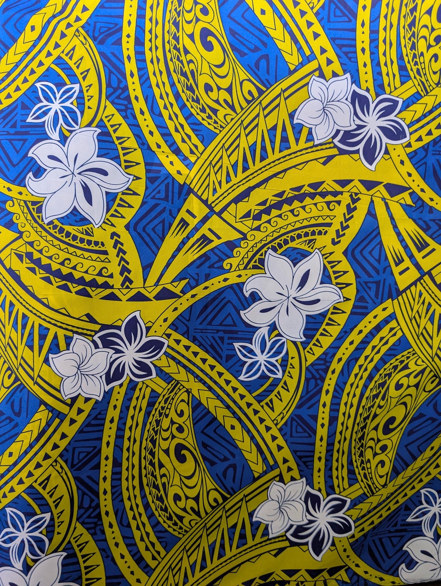 Gtex Collection – Polynesian Elegance Fabric | 36" Polyester with Soft Poly Cotton Feel – Tropical Floral Fusion | Wholesale | Gtex Fabrics