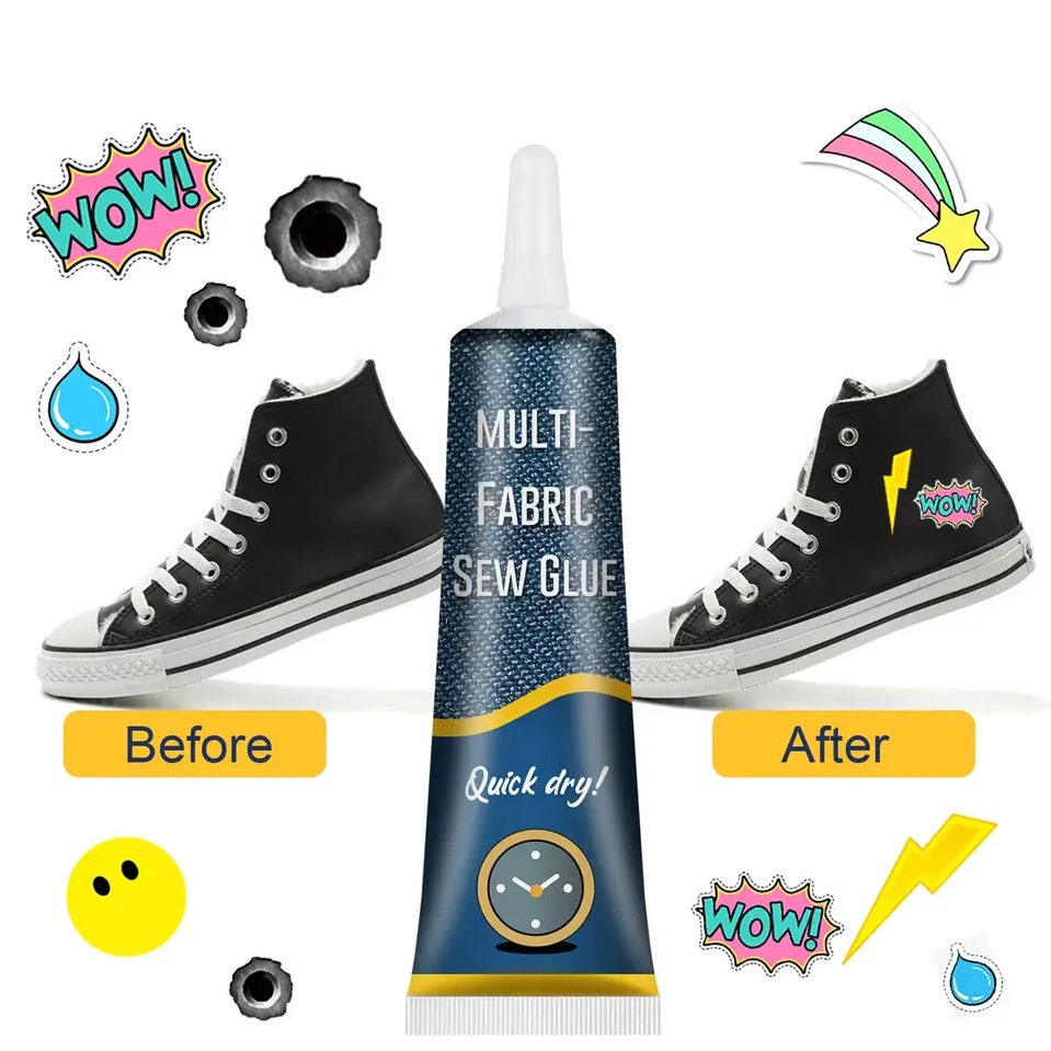 Multi-Fabric Sew Glue - Fabric Mending Glue - Special for clothes Jeans, Fabric Glue, Fabric Repair, Fabric Glue Adhesive 50 ML  | Gtex Fabrics