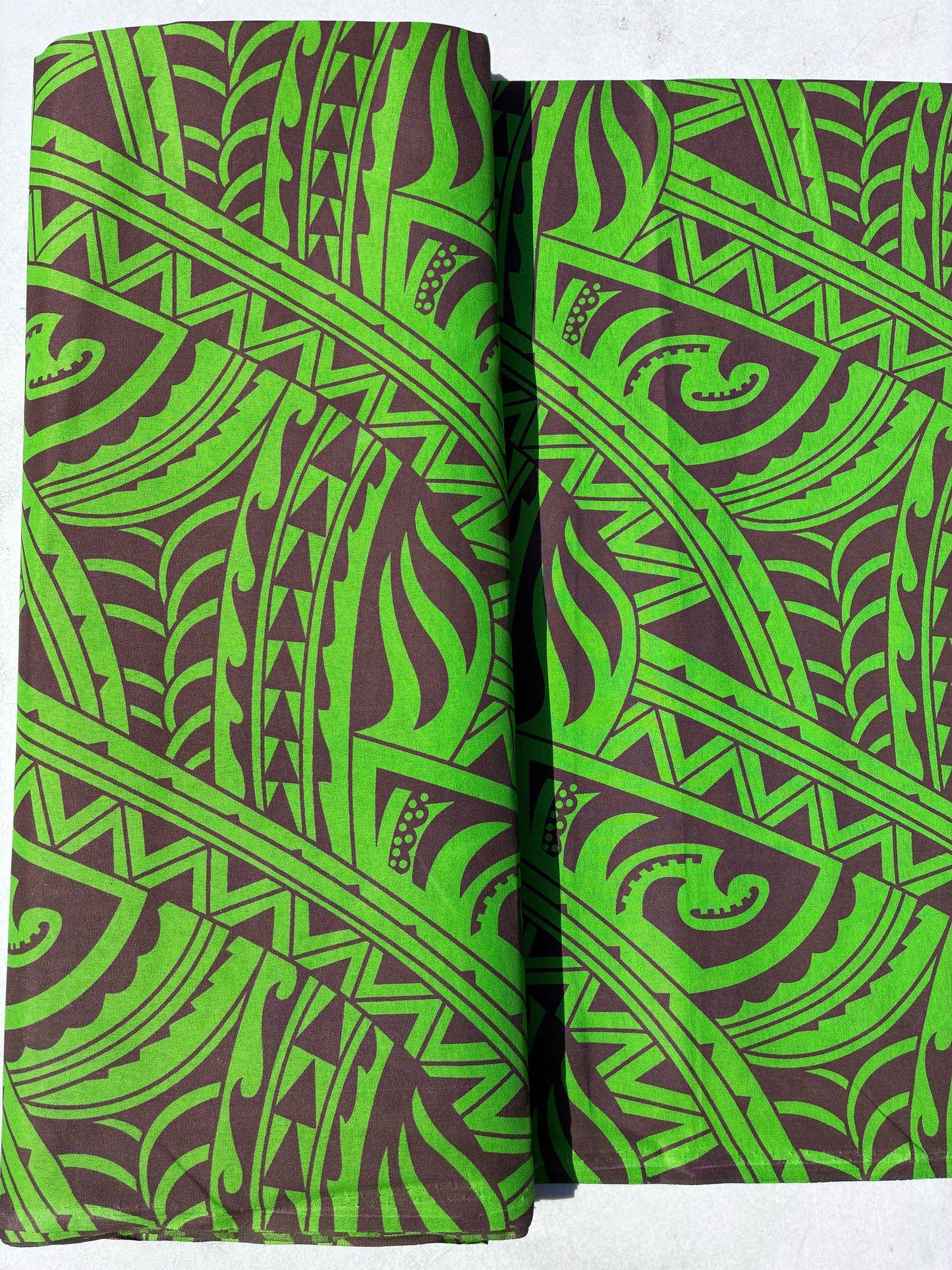 Roll, Bolt - Polynesian Elegance: 36" Polyester Fabric with Poly Cotton Feel– New Tribal Tattoo Design- Made In Thailand - Wholesale Price  | Gtex Fabrics