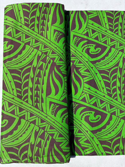 Roll, Bolt - Polynesian Elegance: 36" Polyester Fabric with Poly Cotton Feel– New Tribal Tattoo Design- Made In Thailand - Wholesale Price  | Gtex Fabrics