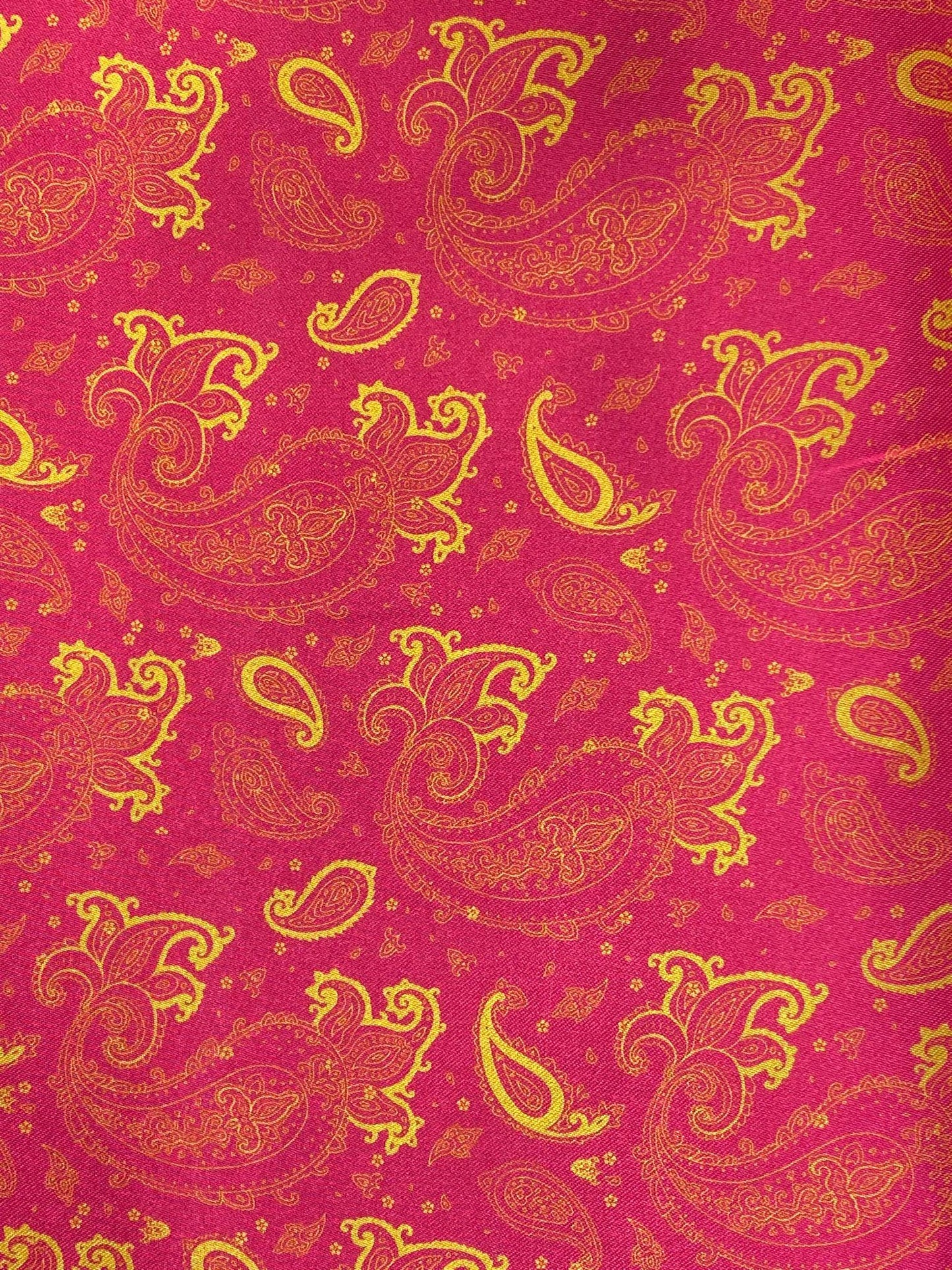 58” Paisley Satin Fabric – Imitation Silk, Jacquard Look, Indian Style Design for Apparel & Decoration Style 2 | Gtex Fabrics