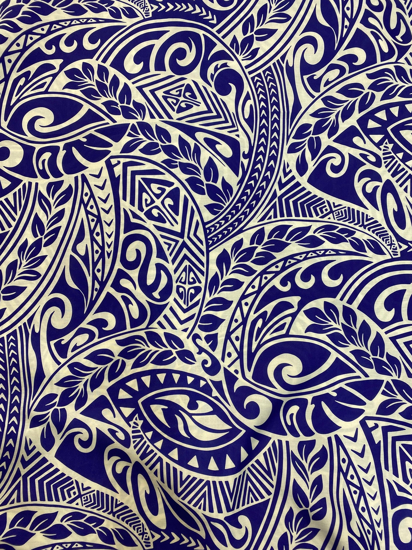 GTEX Collection - Polynesian Fabric - Tribal Tattoo Fabric - Sold by the Yard - Poly Cotton Poplin 58" Wide - Soft & Breathable Fabric   | Gtex Fabrics