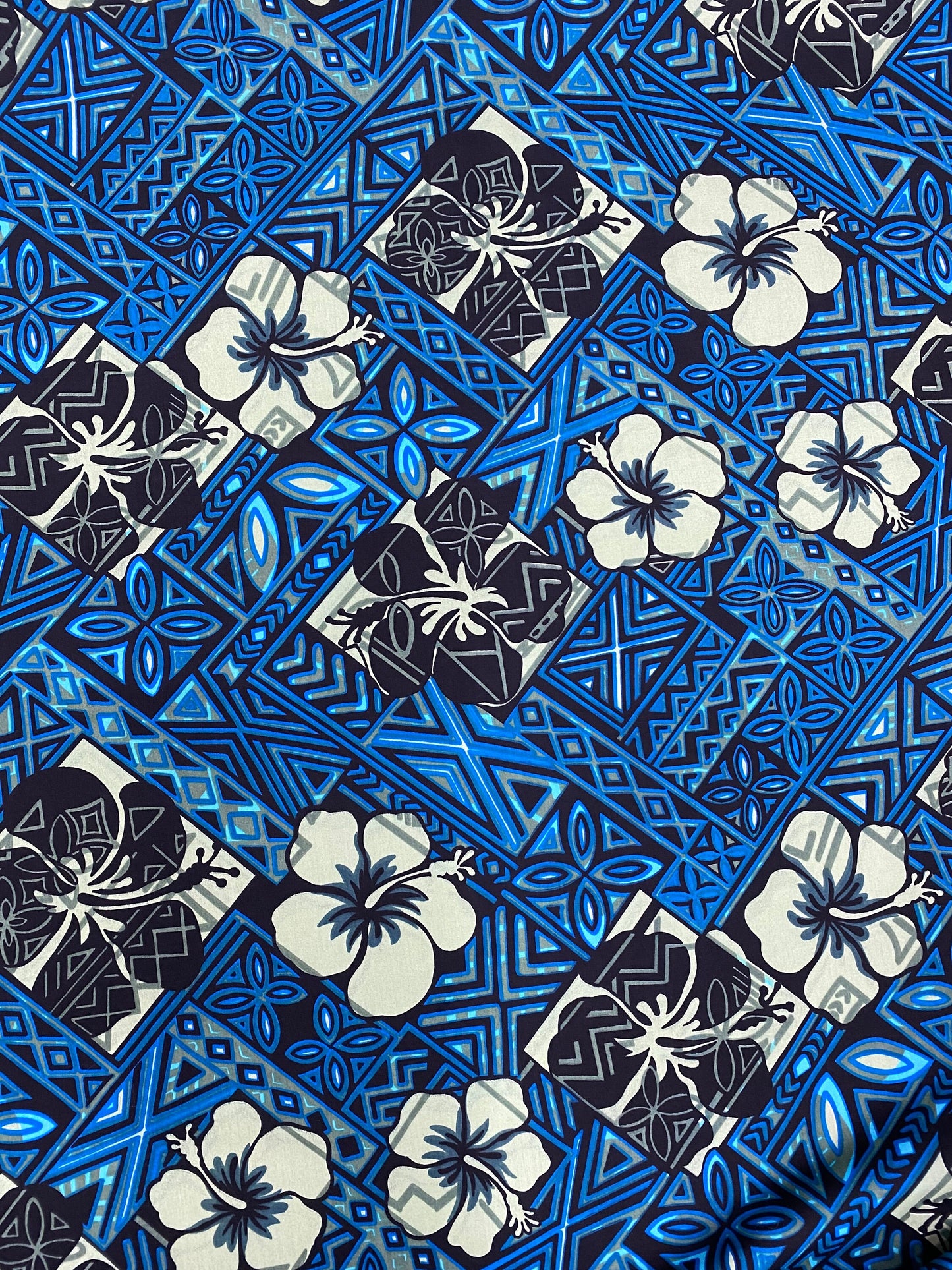 GTEX Collection - Polynesian Fabric -Tapa Fabric, Block Print, Floral Island Fabric - Sold by the Yard - 100% Cotton Fabric 45" - New Design | Gtex Fabrics