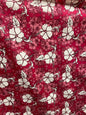 Hawaiian Print Luau Floral Hibiscus Poly Cotton Feeling Fabric 60" Sold By The Yard Tropical Vintage Tropical Hawaiian Print  | Gtex Fabrics