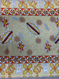 Polynesian Elegance – 36" Wide Polyester Fabric with Soft Blend Feel | Hawaiian & Floral Fusion | Made in Thailand | Wholesale Roll Price | Gtex Fabrics