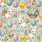 Premium Quality "58" Wide Mini Matt Fabric – Special Occasion, Love, Romantic, Easter Theme - Vibrant Prints with Timeless Design  | Gtex Fabrics