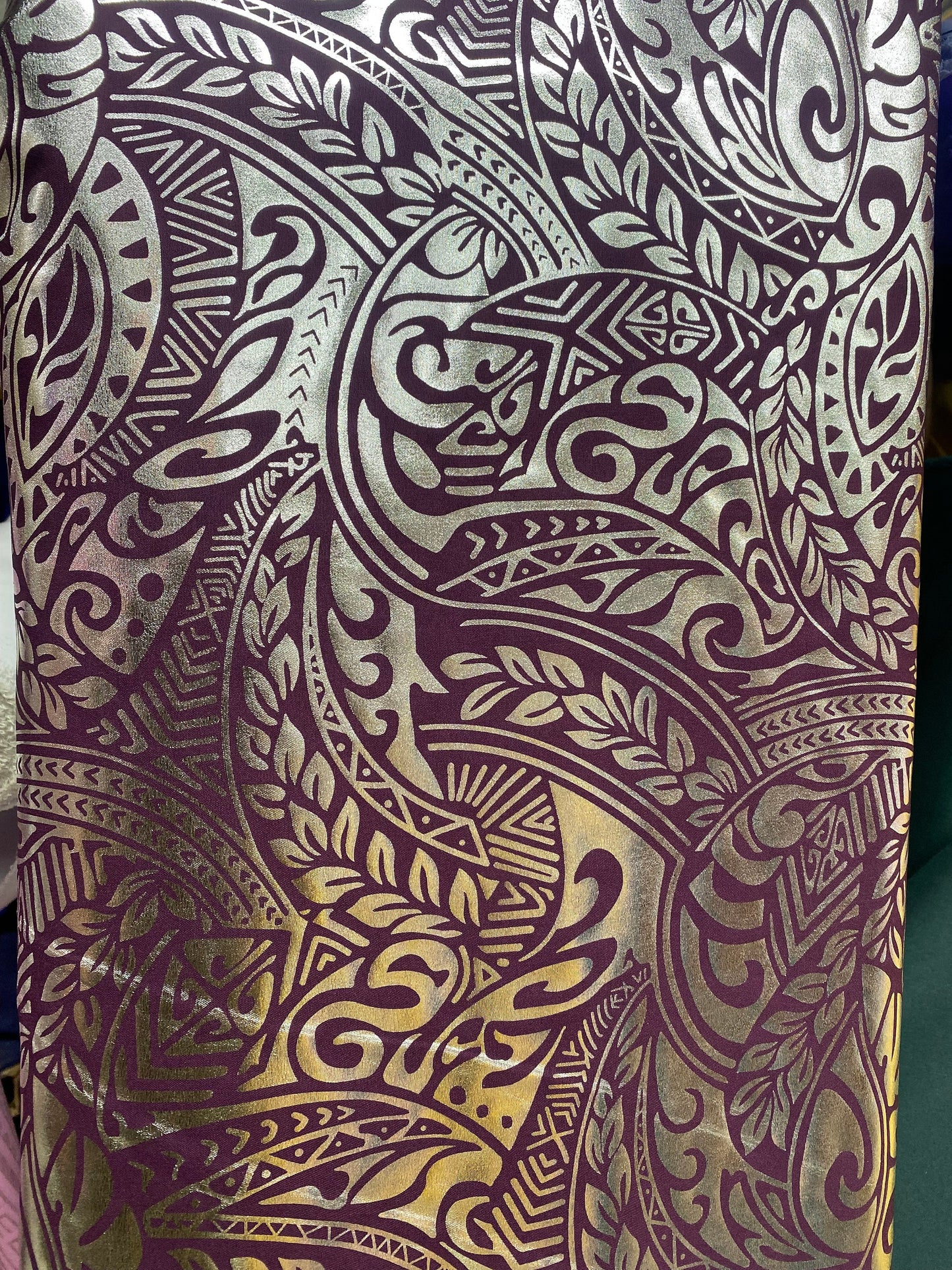 GTEX Collection- Exquisite Traditional Polynesian Samoan Tongan Hawaiian Tattoo Design  | Gtex Fabrics