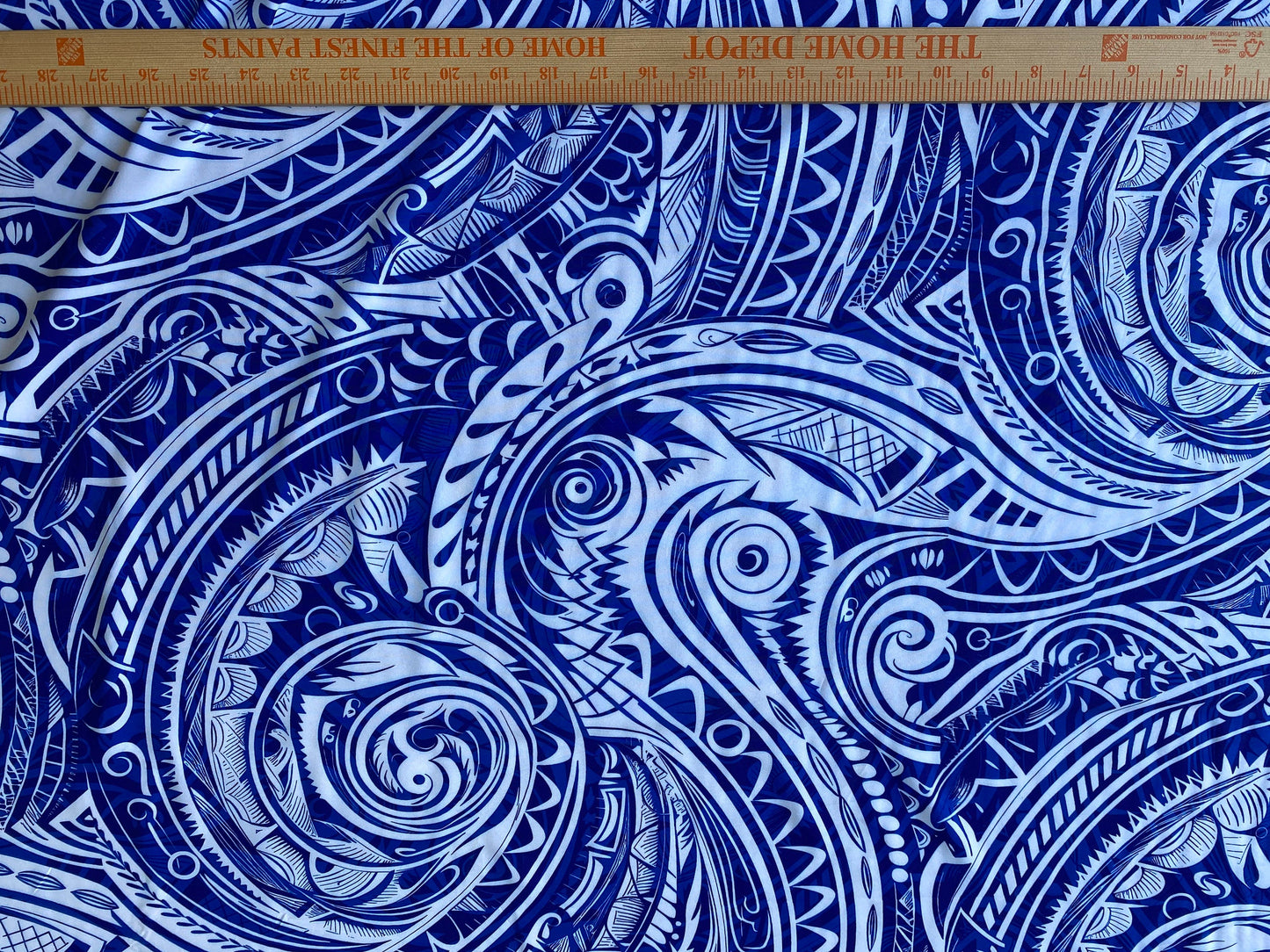 New Tactical Tribal Tattoo Polynesian Fabric - Peach Skin Fabric- by the Yard 58" Wide - New Design - Island Fabric 105  | Gtex Fabrics