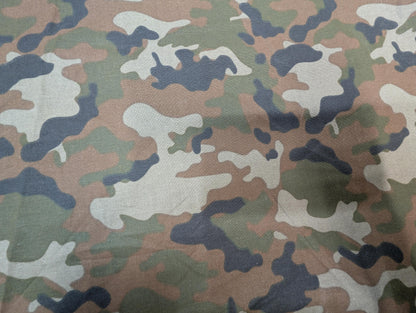 New 100% Cotton Army Camouflage Camo Print Fabric Sold By The Yard (1 Yard) Army Military Color Novelty Fabric | Gtex Fabrics