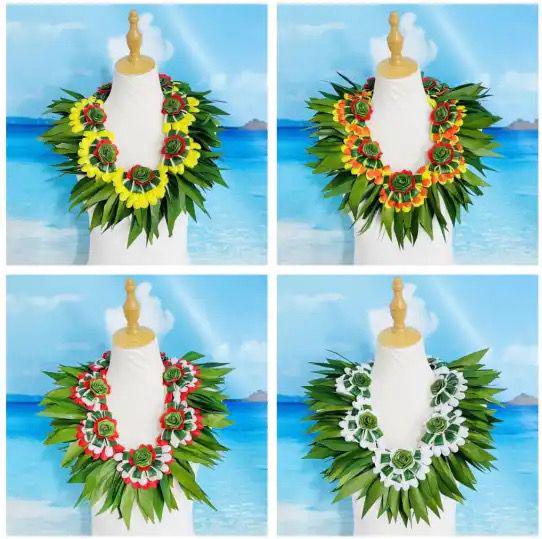 Tongan Kaho’a Fa Leí Necklace - Handmade  | Gtex Fabrics