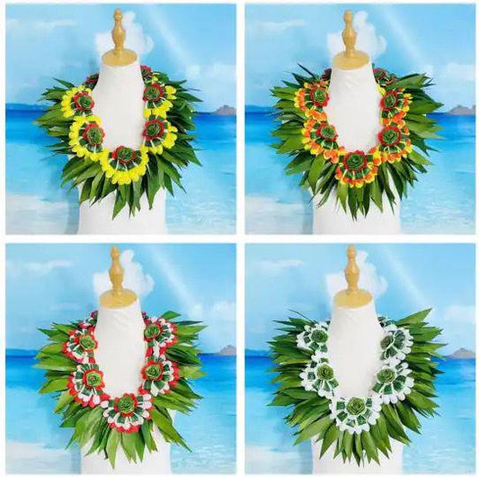 Tongan Kaho’a Fa Leí Necklace - Handmade  | Gtex Fabrics