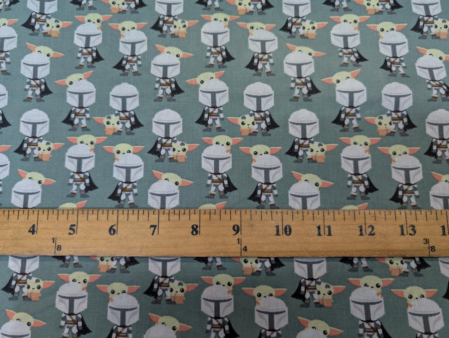 Disney Star Wars - Mandalorian The Child Baby YODA Toss 100% Quilting Cotton Fabric by The Yard | Gtex Fabrics