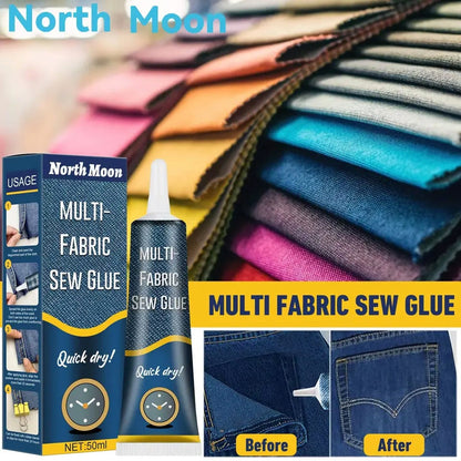 Multi-Fabric Sew Glue - Fabric Mending Glue - Special for clothes Jeans, Fabric Glue, Fabric Repair, Fabric Glue Adhesive 50 ML  | Gtex Fabrics