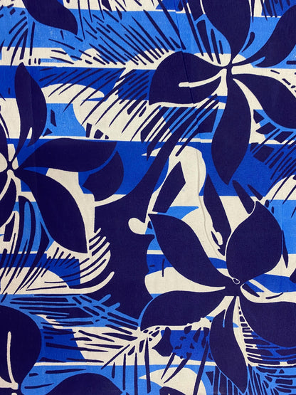 Roll, Bolt - Polynesian Elegance: 36" Polyester Fabric with Poly Cotton Feel– Tropical and Floral Fusion- Made In Thailand - Wholesale Price | Gtex Fabrics