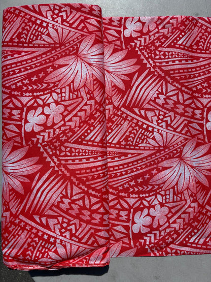 Roll, Bolt - Polynesian Elegance: 36" Polyester Fabric with Poly Cotton Feel– Tropical and Floral Fusion- Made In Thailand - Wholesale Price  | Gtex Fabrics
