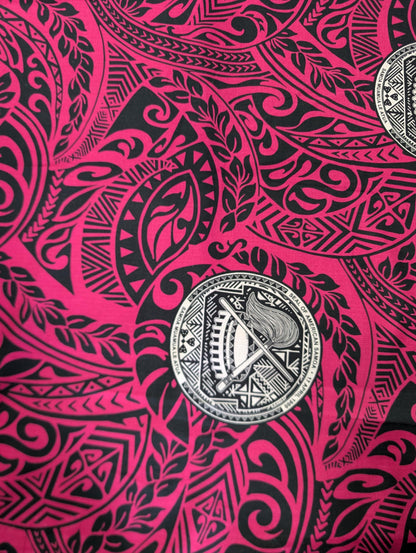 Polynesian Bark Cloth, 100% Cotton, High Quality Rich Colors -Samoa Tribal Fabric - New Design  | Gtex Fabrics