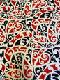 GTEX Collection - Island Print Tropical Hawaiian Tribal Polynesian Print 100% Cotton Fabric 45" Sold By The Yard  | Gtex Fabrics
