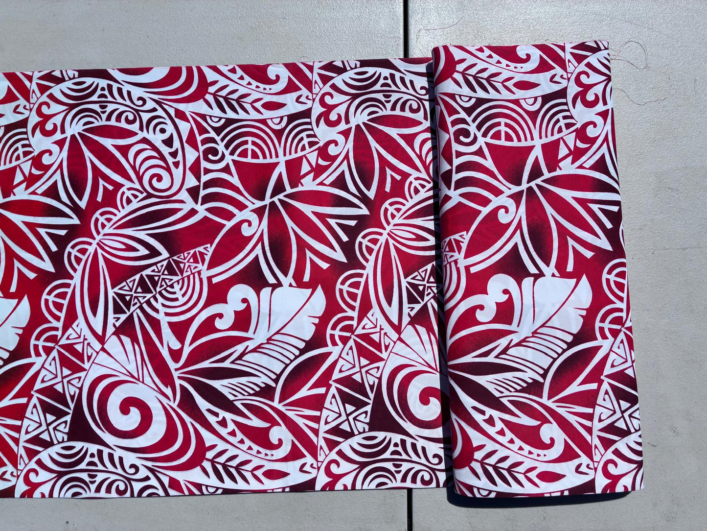 Deluxe Edition- Polynesian Elegance: 36" Polyester Fabric with Poly Cotton Feel – Tribal & Tatoo - Wholesale Price " | Gtex Fabrics