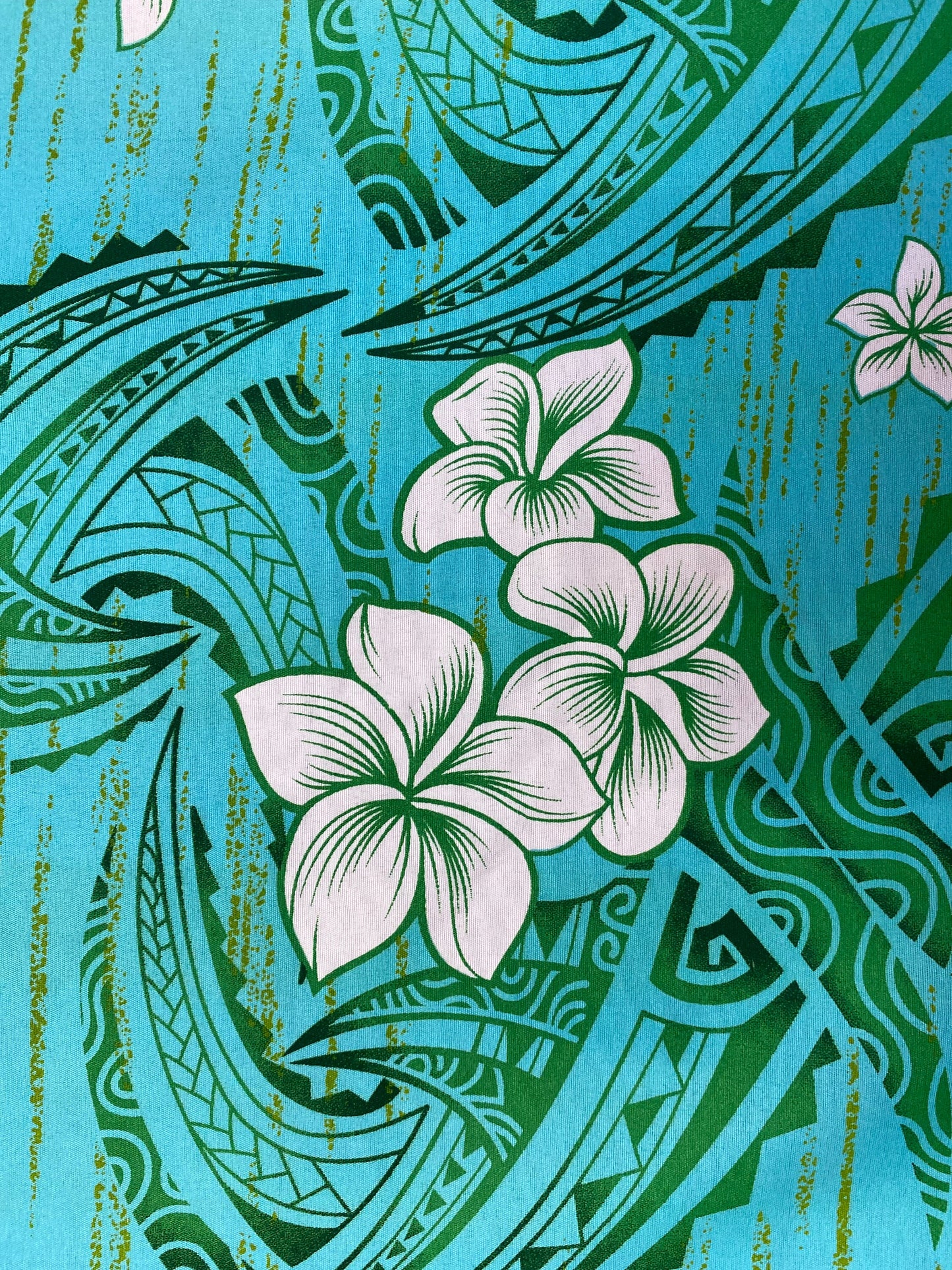 Polynesian Elegance: 36" Polyester Fabric with Poly Cotton Feel– Hawaiian and Floral Fusion- Made In Thailand - Low Price - Roll Wholesale  | Gtex Fabrics